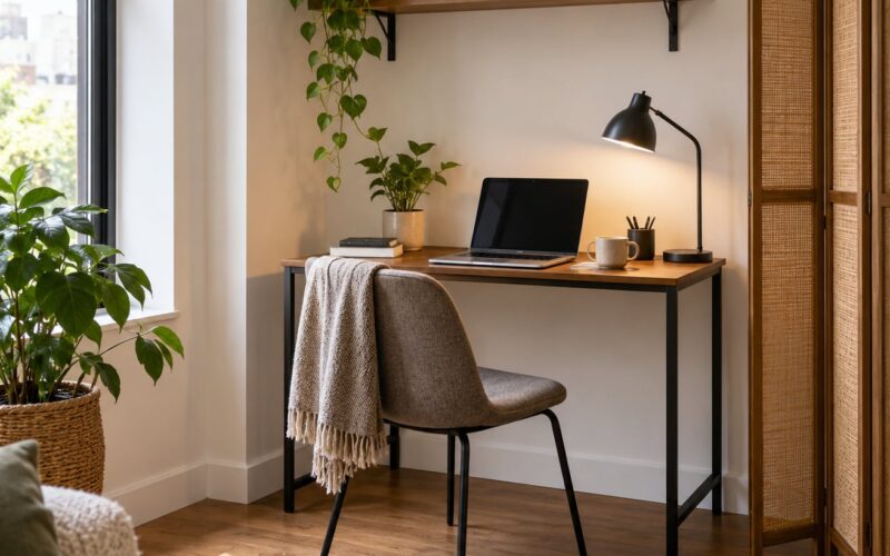 How to Make a Home Office in a Small Apartment (2026)