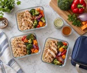 how to meal prep for a busy work week