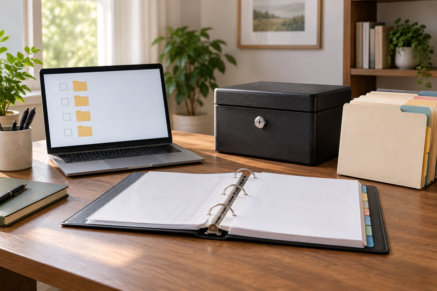 how to organize important documents for your family