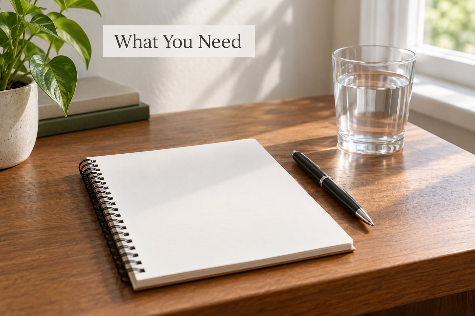 What You Need