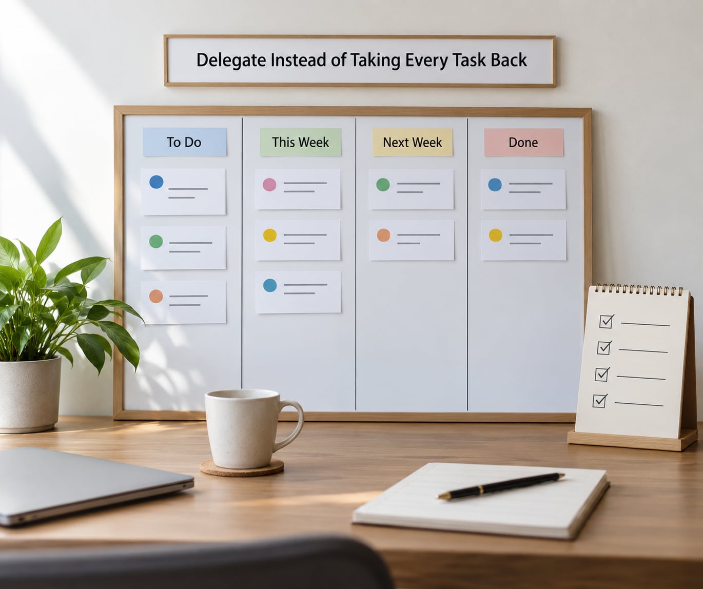 Delegate Instead of Taking Every Task Back