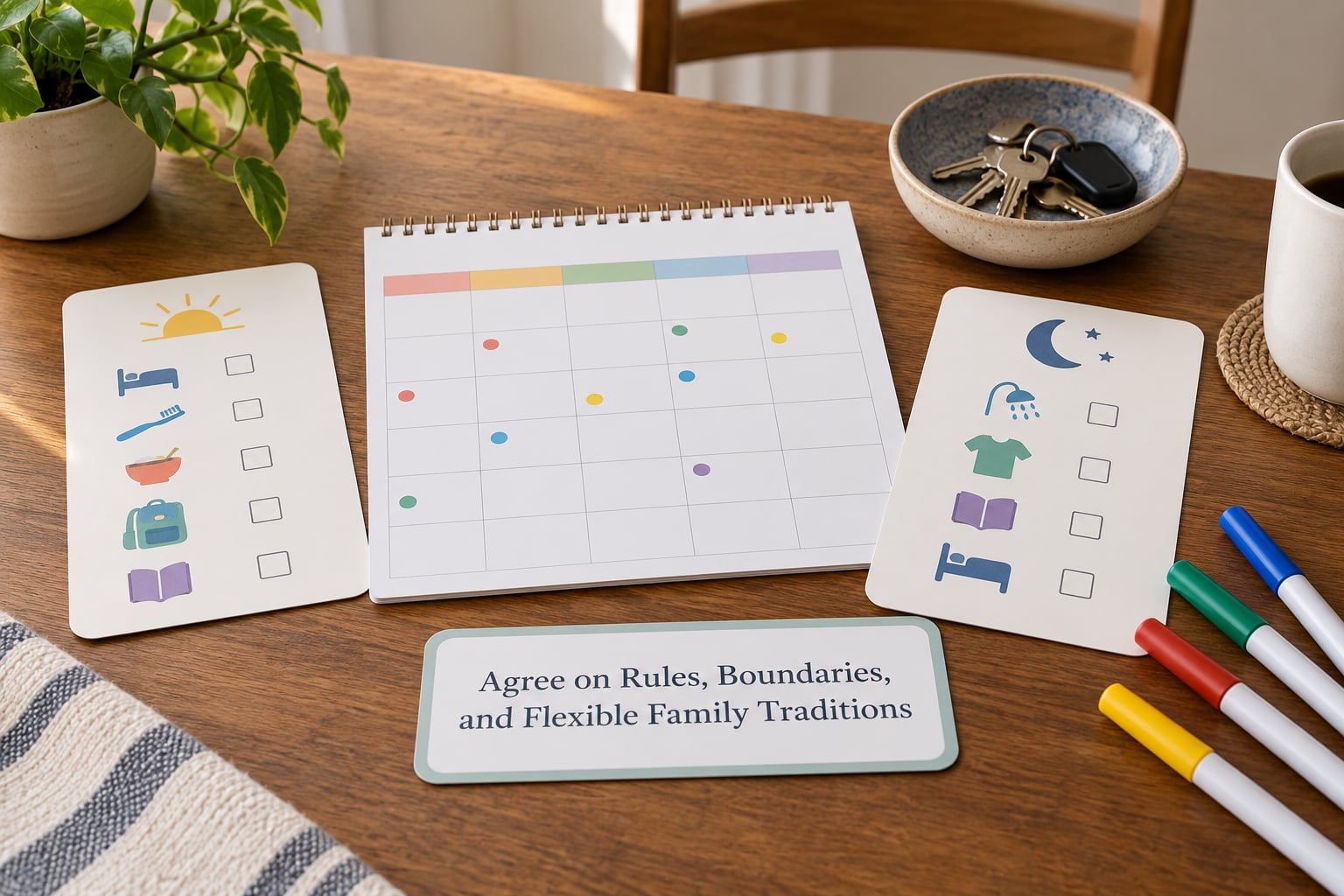 Agree on Rules, Boundaries, and Flexible Family Traditions