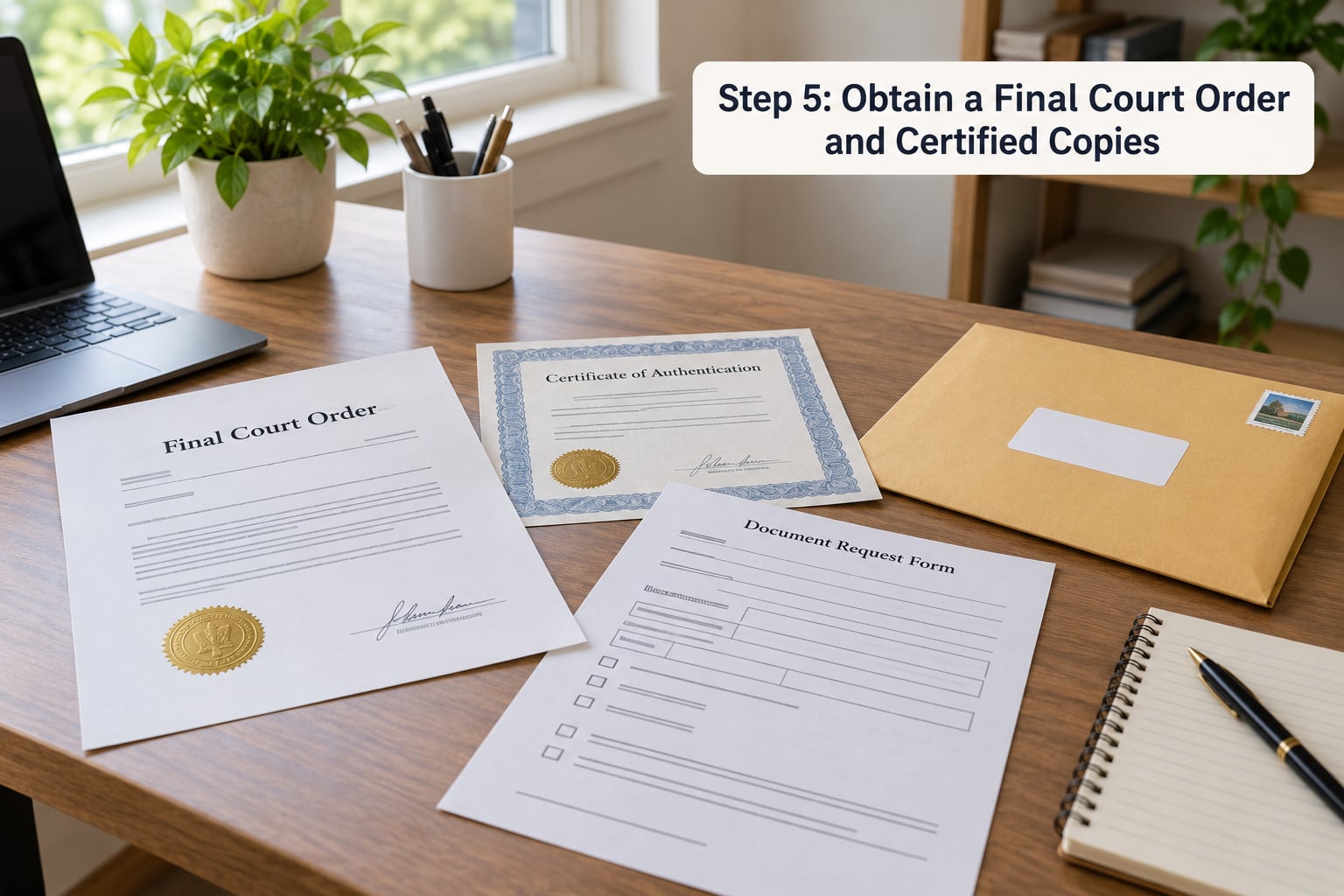 Step 5: Obtain a Final Court Order and Certified Copies