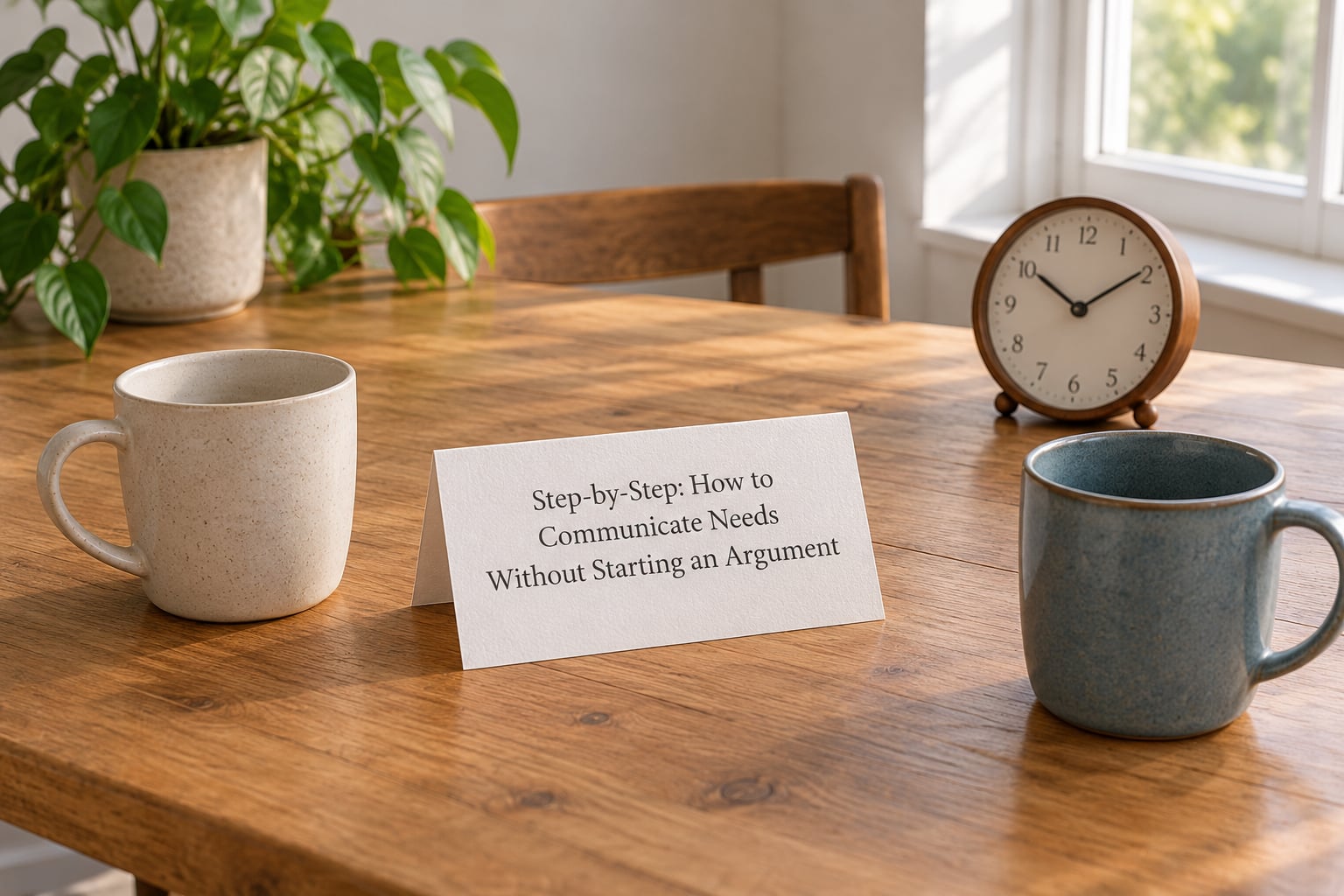 Step-by-Step: How to Communicate Needs Without Starting an Argument