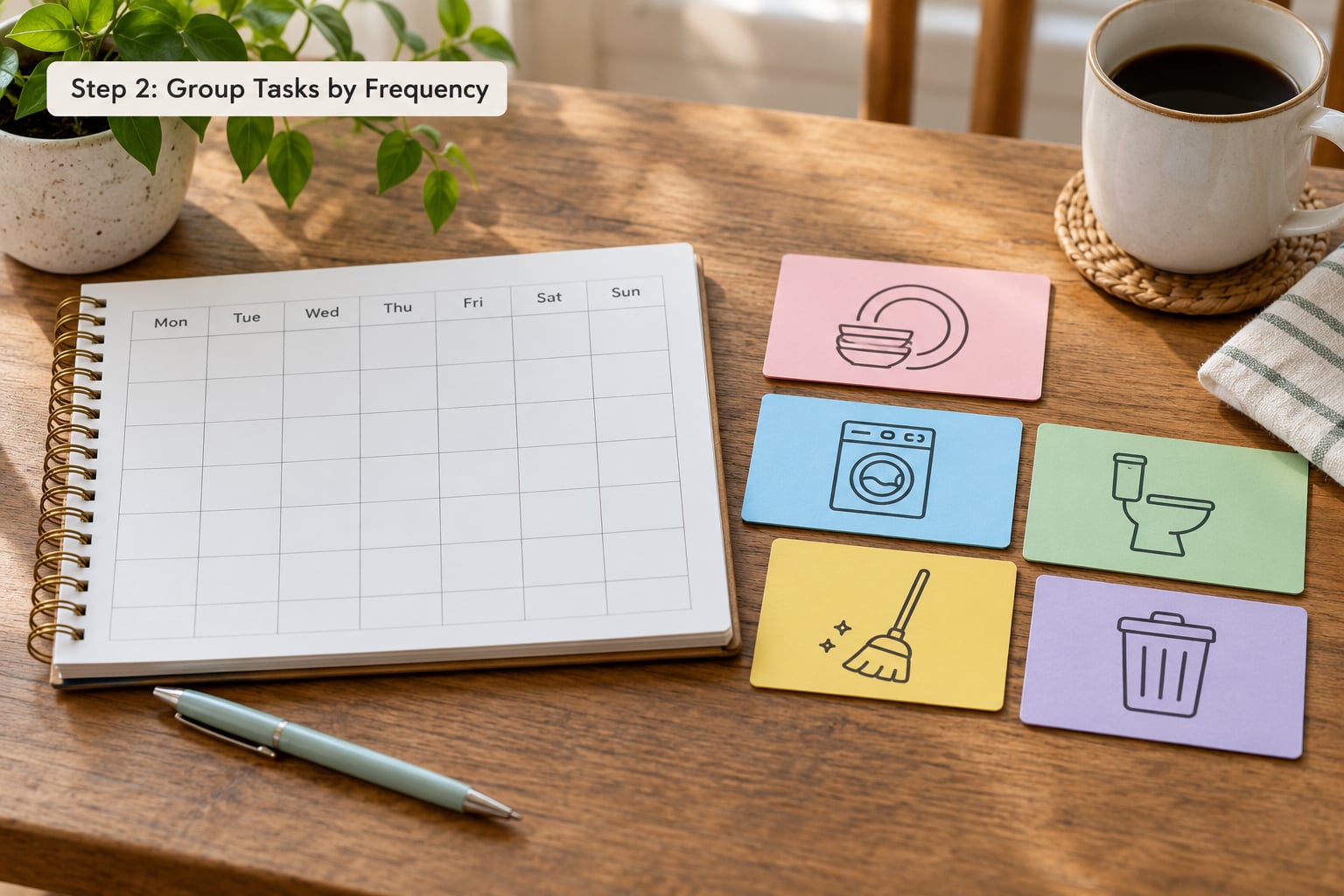 Step 2: Group Tasks by Frequency