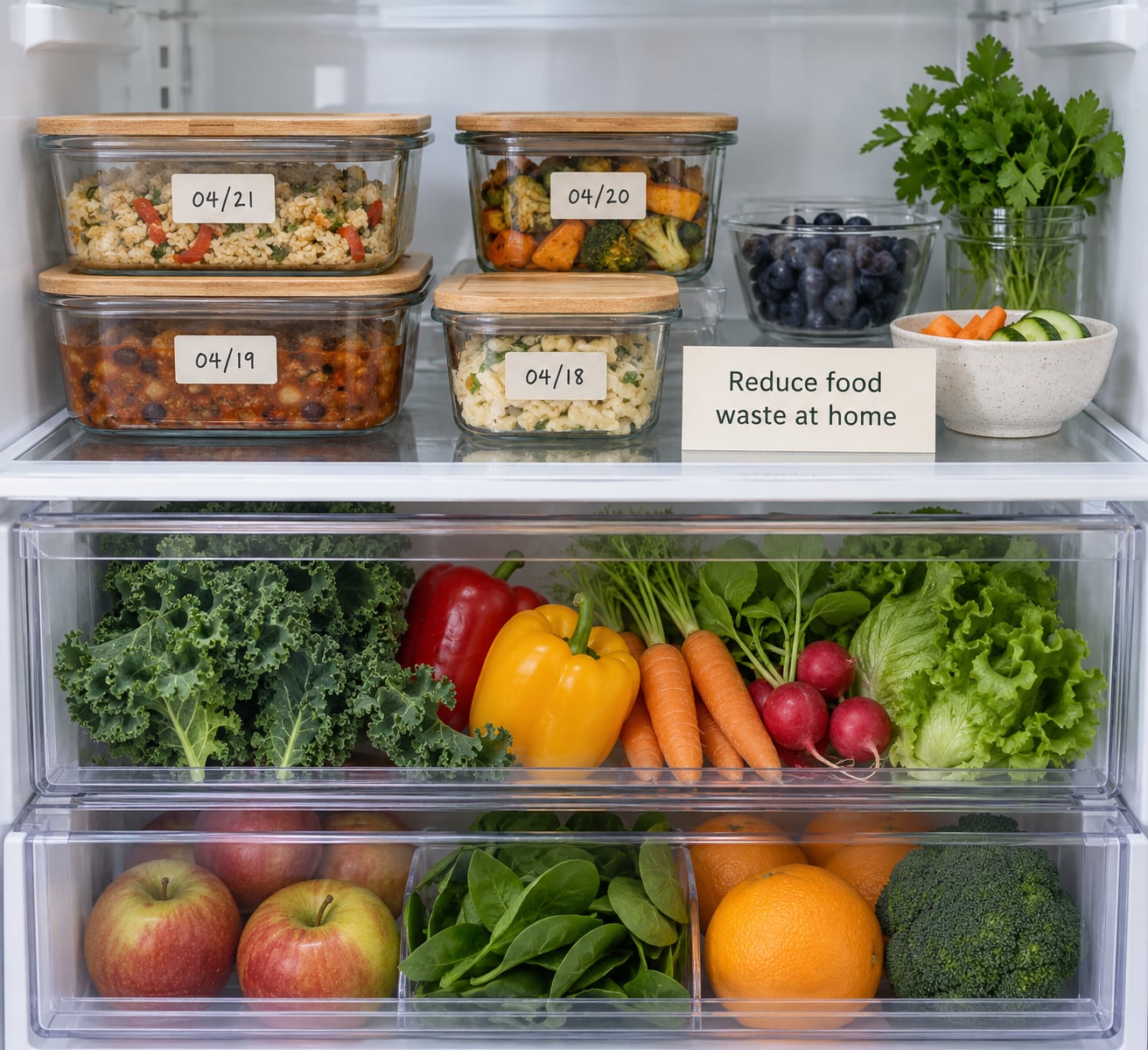 Reduce food waste at home
