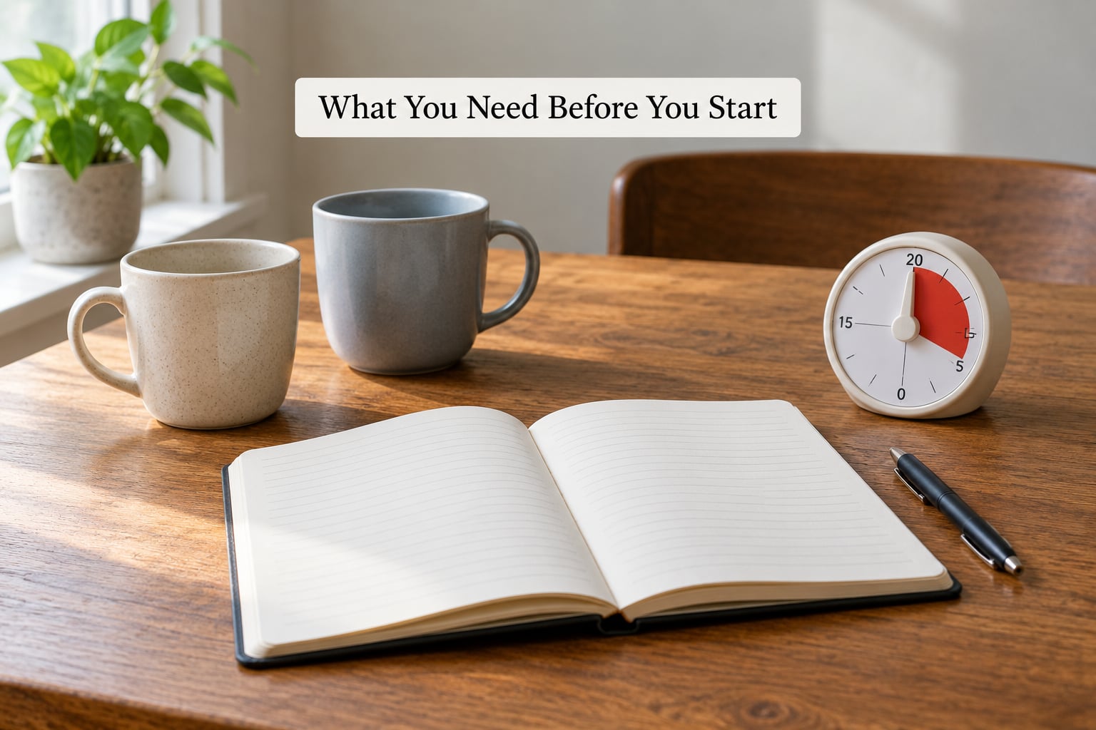What You Need Before You Start