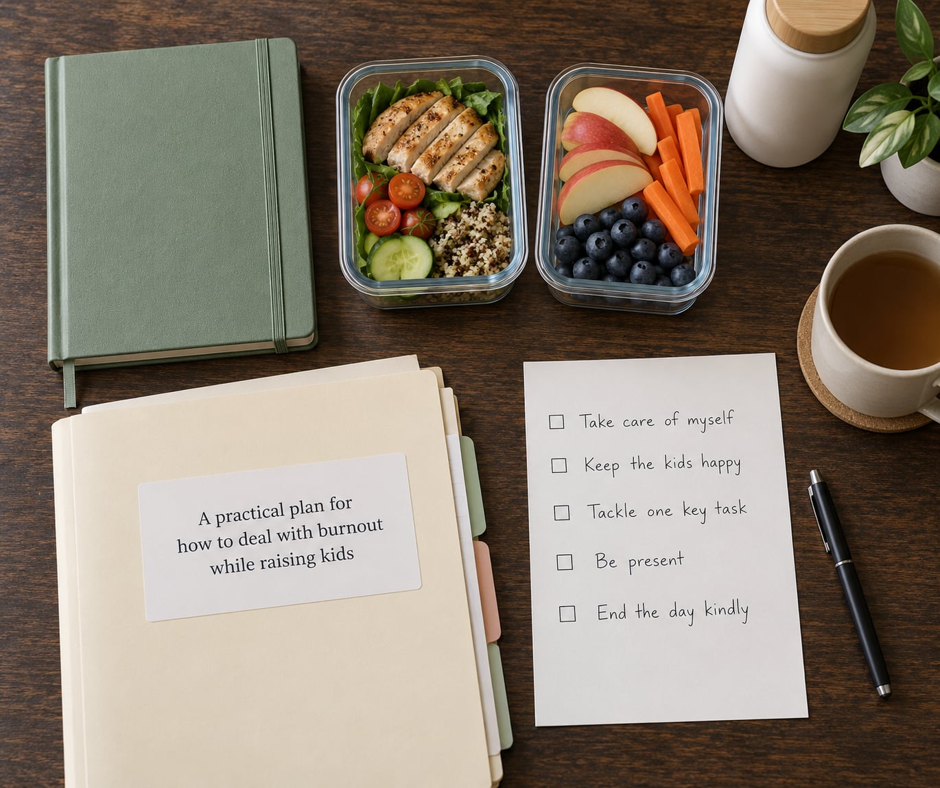 A practical plan for how to deal with burnout while raising kids