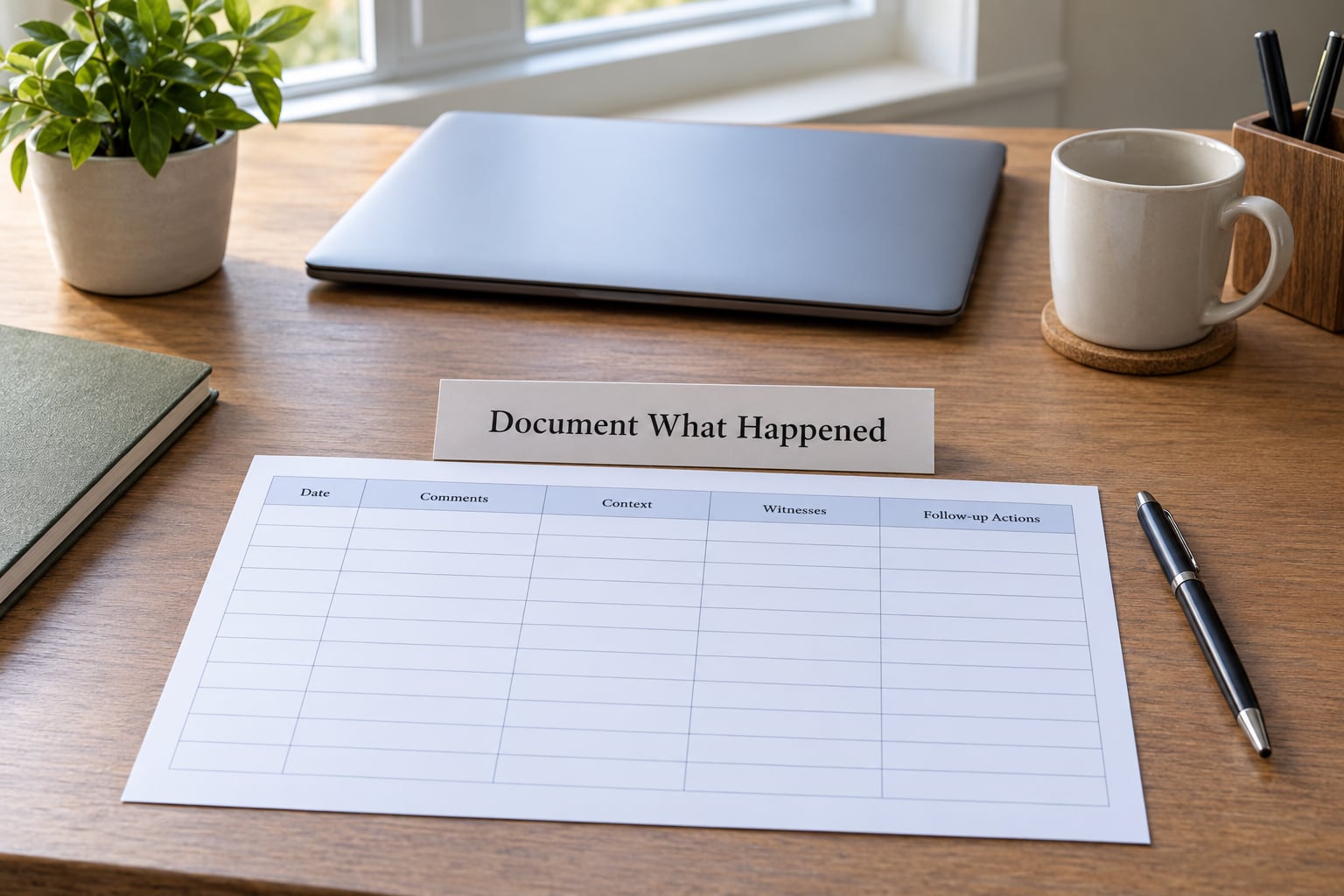 Document What Happened