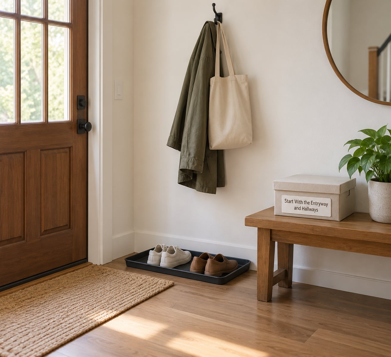 Start With the Entryway and Hallways