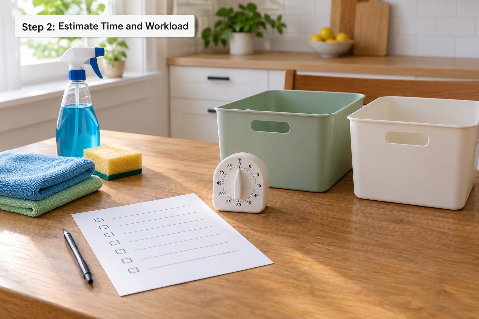 Step 2: Estimate Time and Workload