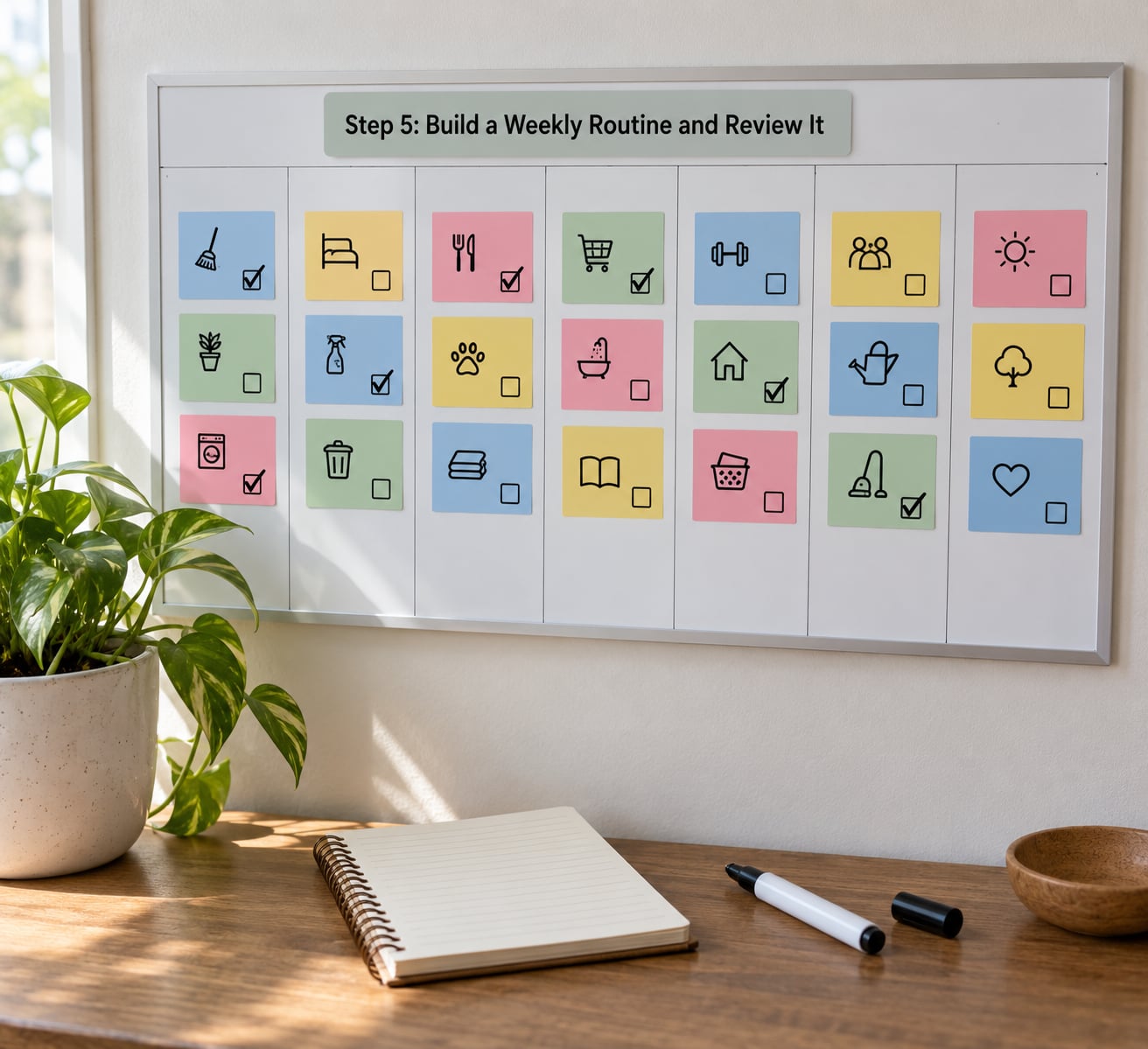 Step 5: Build a Weekly Routine and Review It