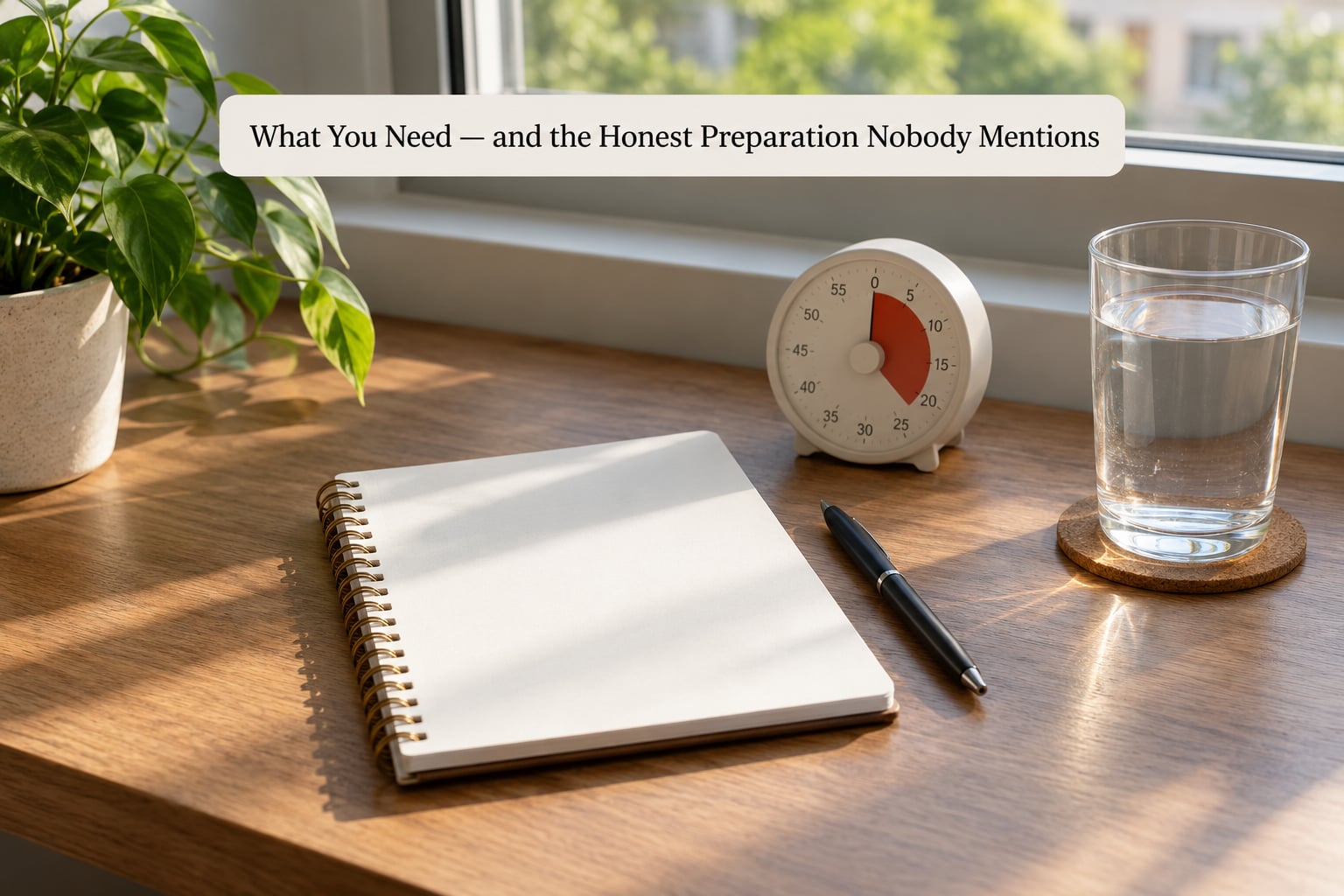 What You Need — and the Honest Preparation Nobody Mentions