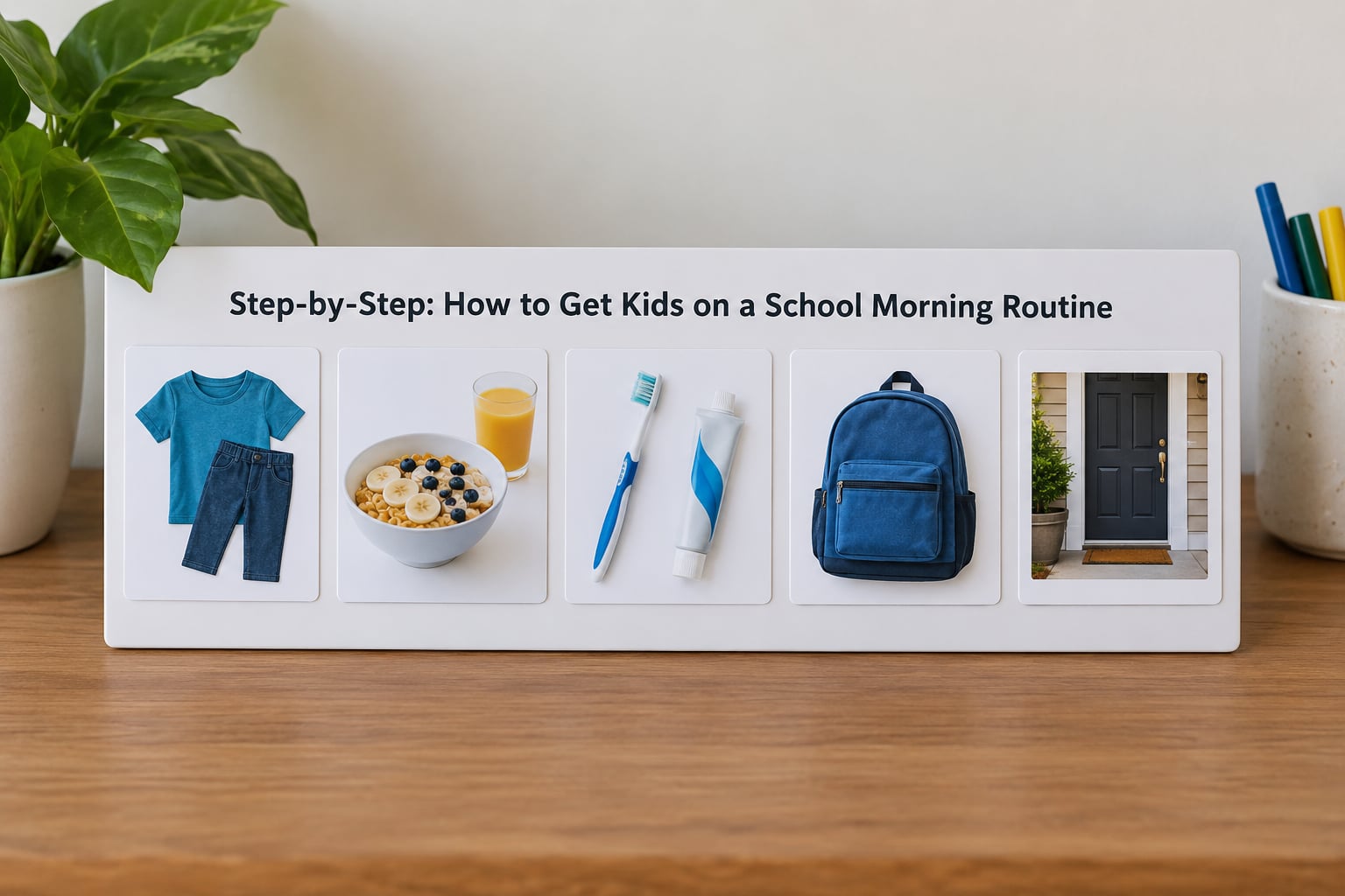 Step-by-Step: How to Get Kids on a School Morning Routine