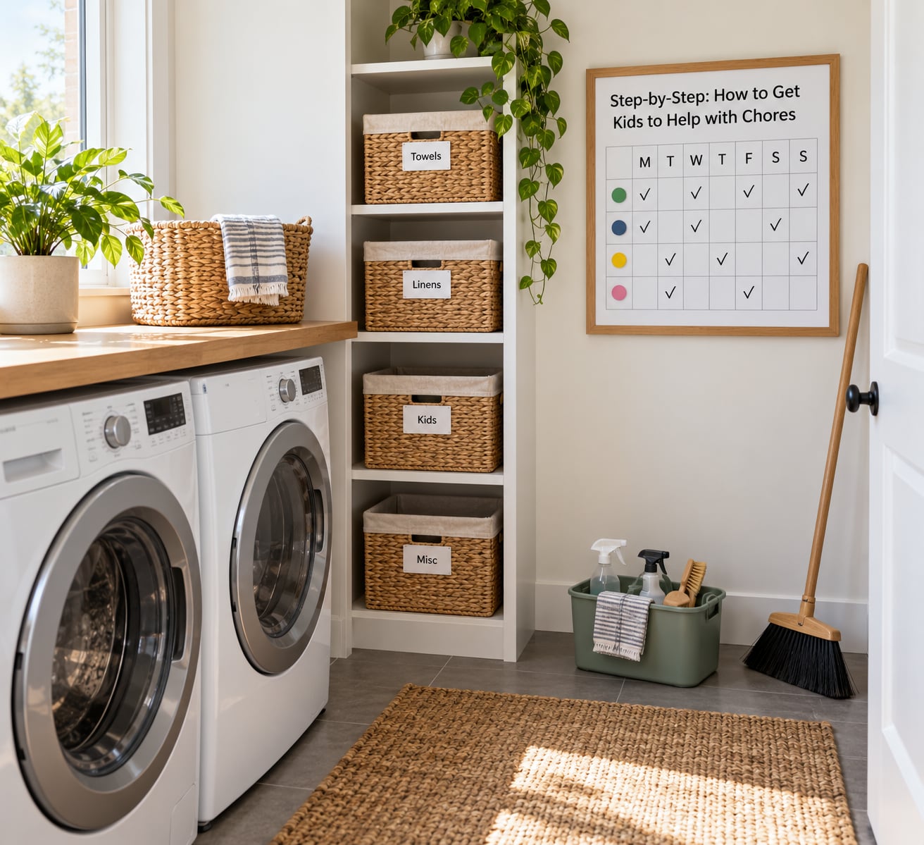 Step-by-Step: How to Get Kids to Help with Chores