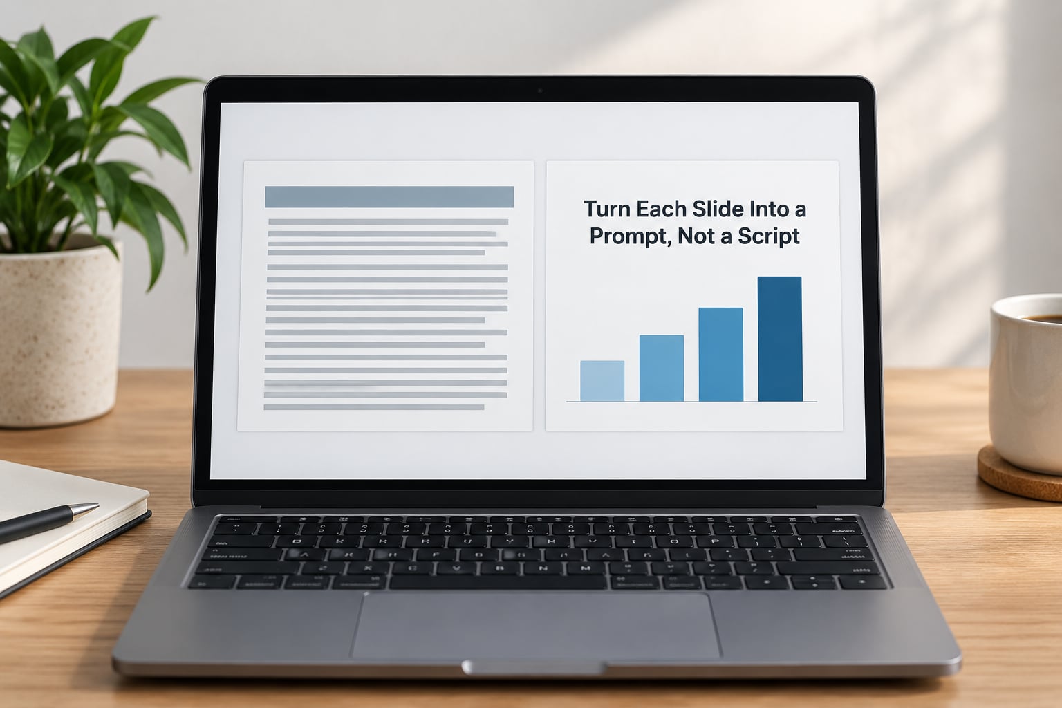 Turn Each Slide Into a Prompt, Not a Script
