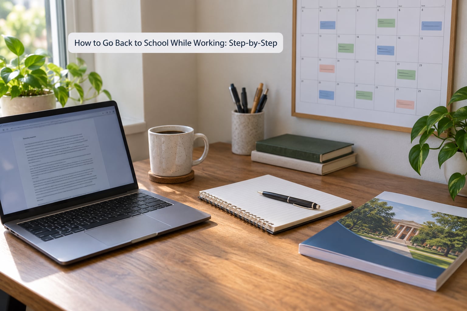 How to Go Back to School While Working: Step-by-Step