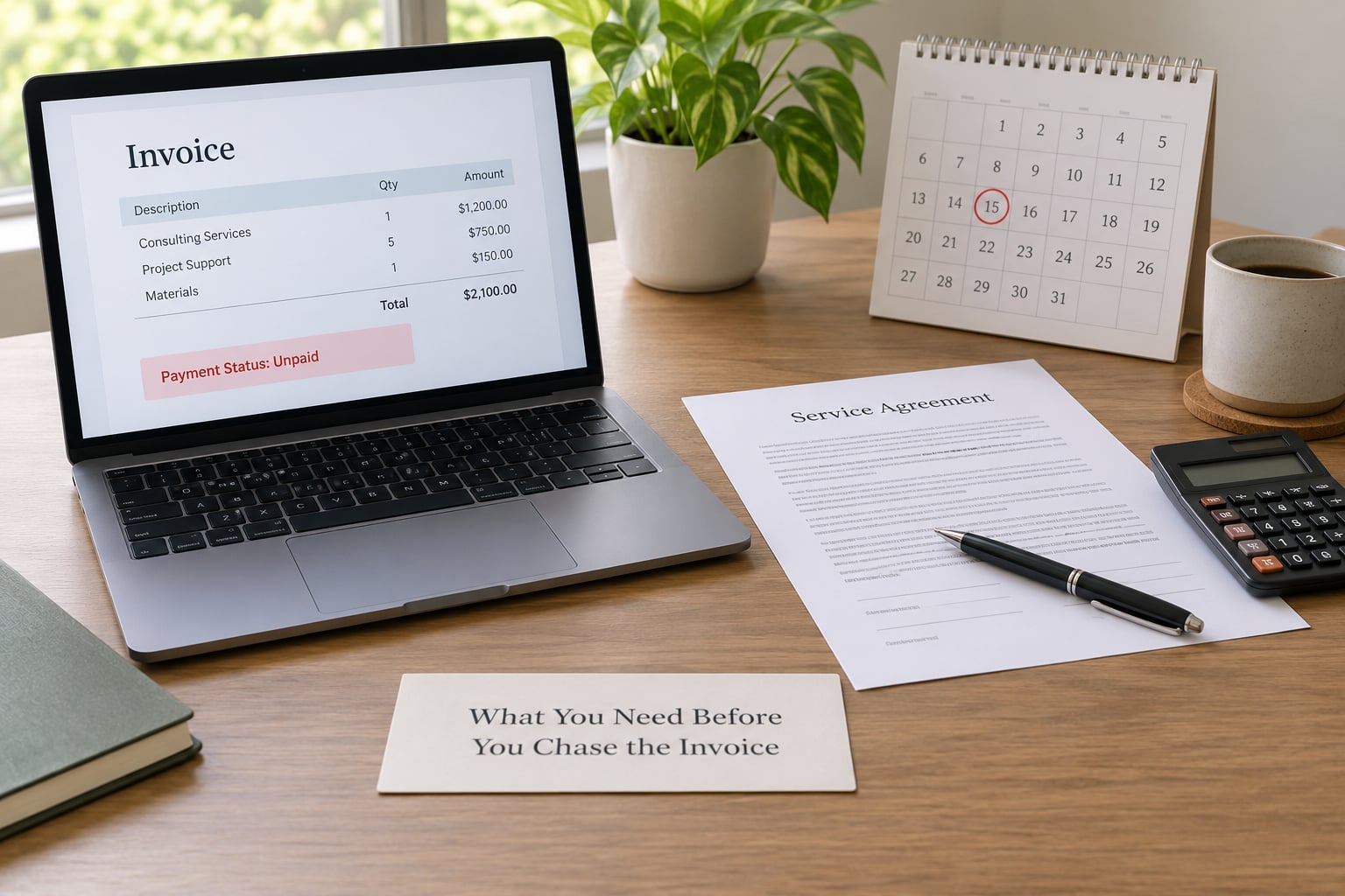 What You Need Before You Chase the Invoice