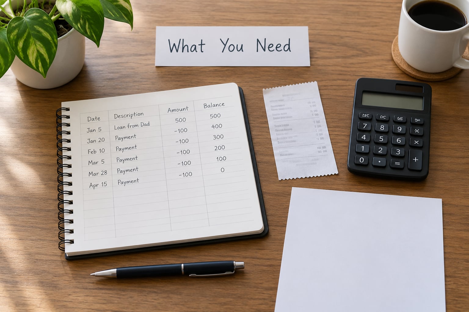 What You Need