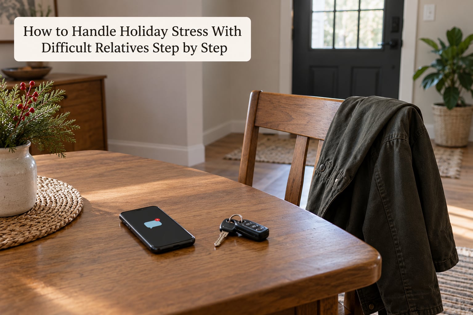 How to Handle Holiday Stress With Difficult Relatives Step by Step