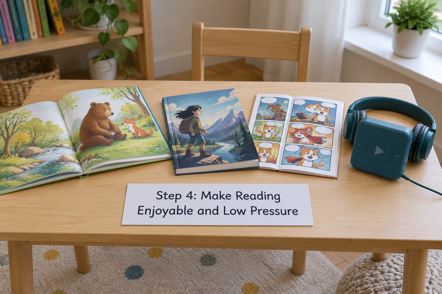 Step 4: Make Reading Enjoyable and Low Pressure
