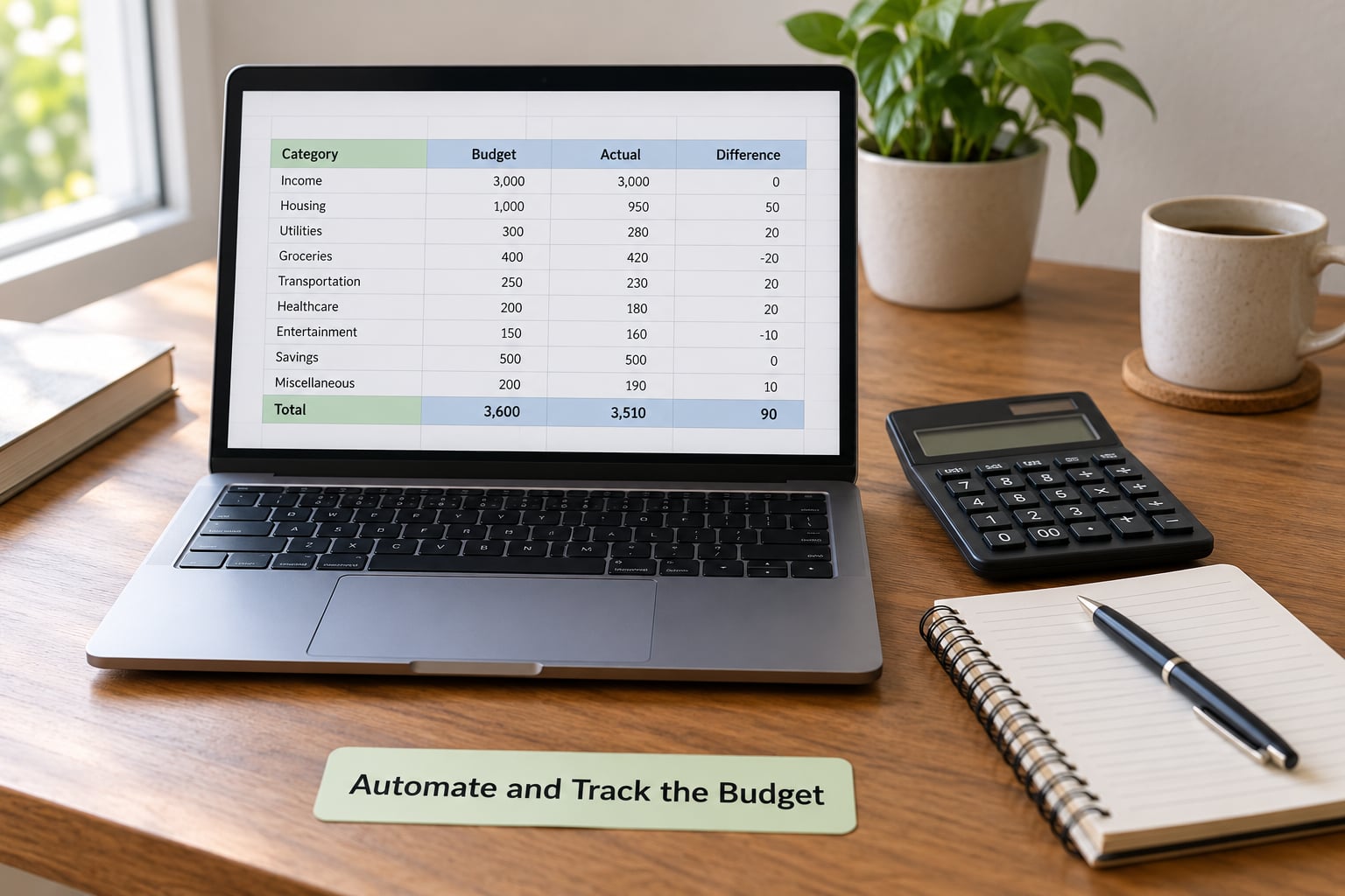 Automate and Track the Budget
