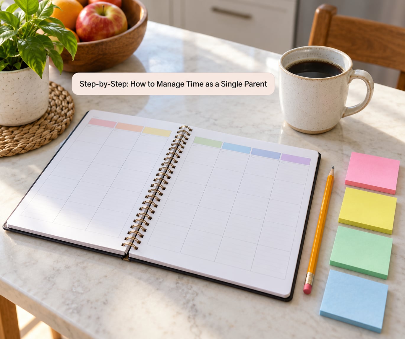 Step-by-Step: How to Manage Time as a Single Parent