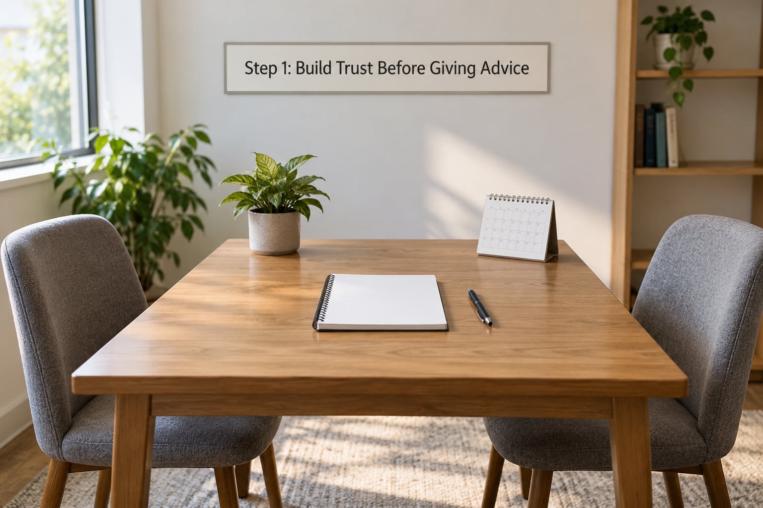 Step 1: Build Trust Before Giving Advice