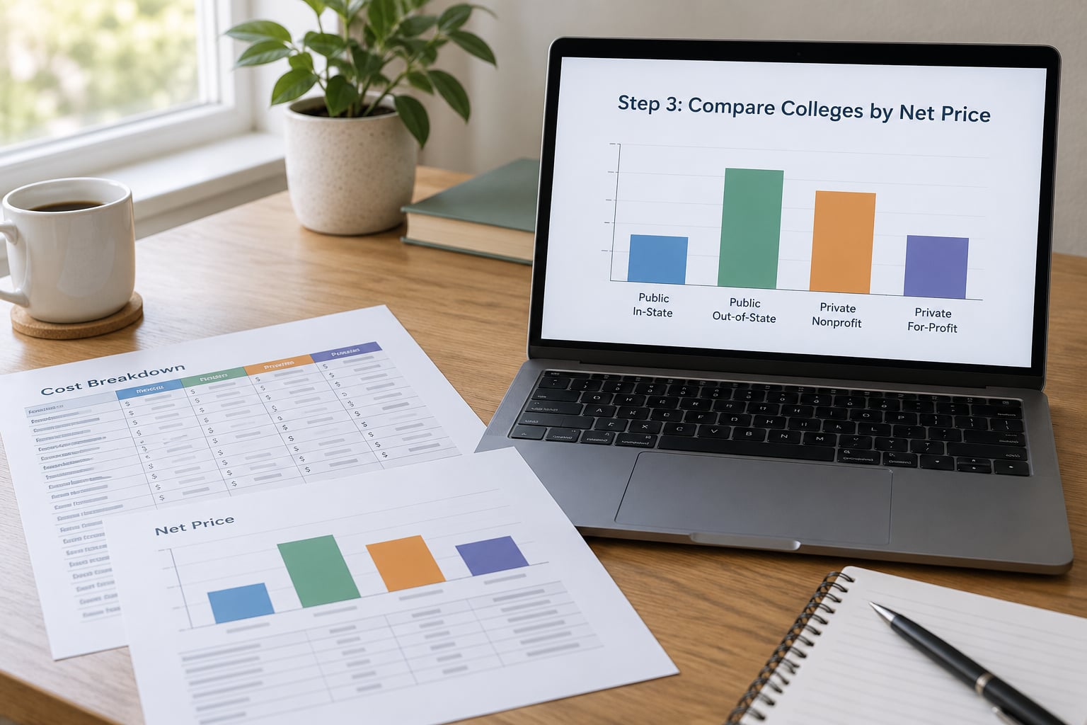Step 3: Compare Colleges by Net Price