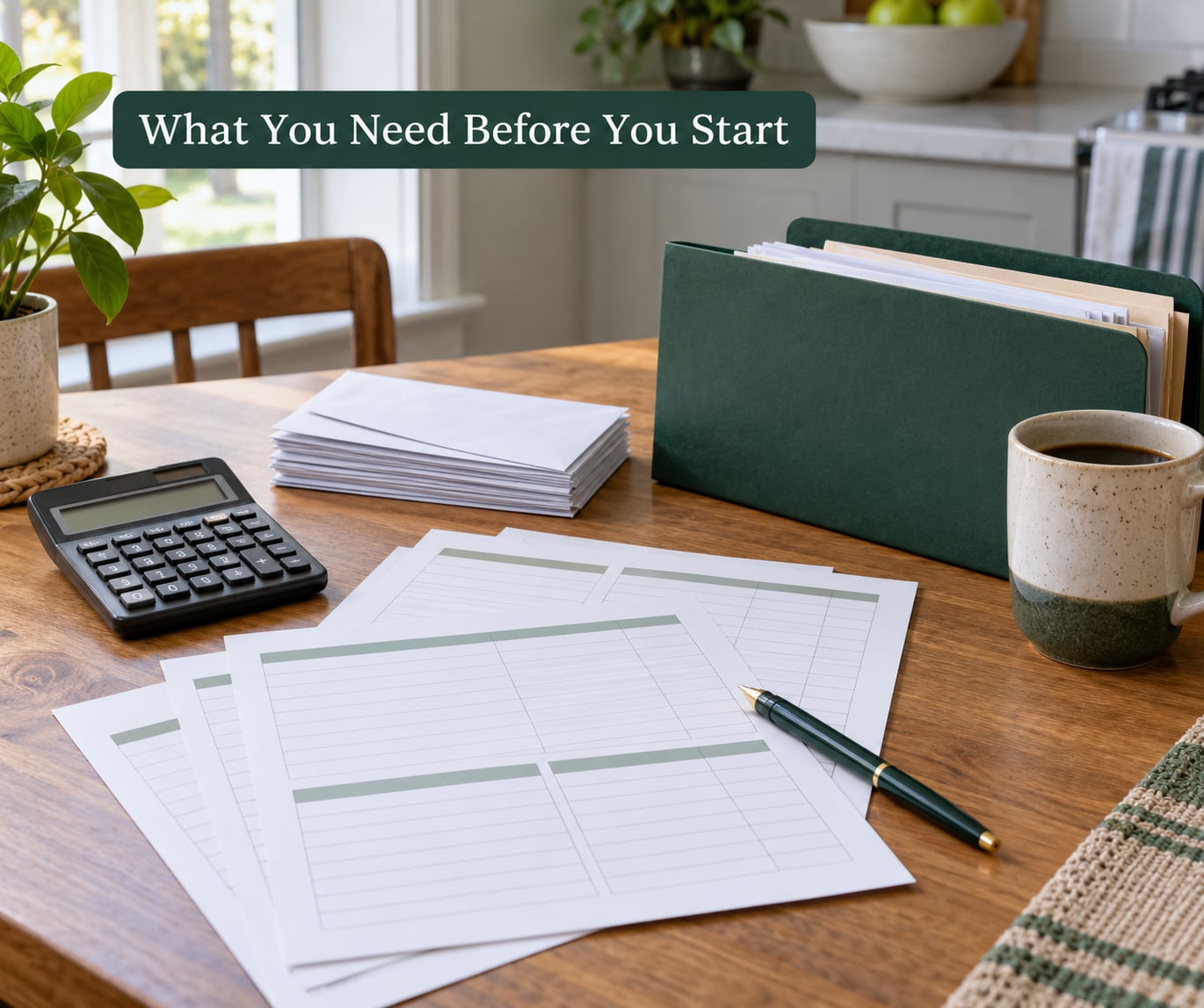 What You Need Before You Start