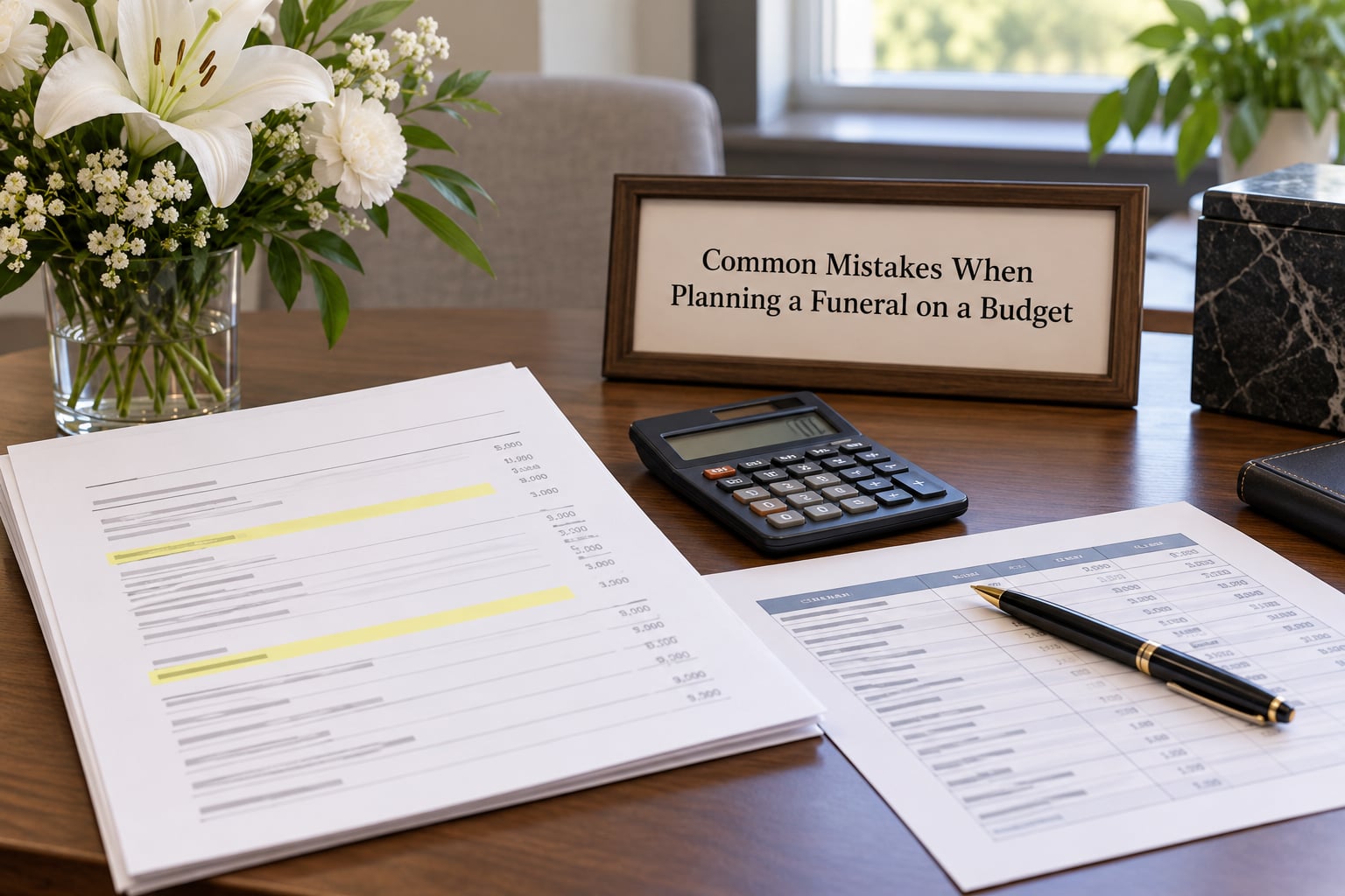 Common Mistakes When Planning a Funeral on a Budget