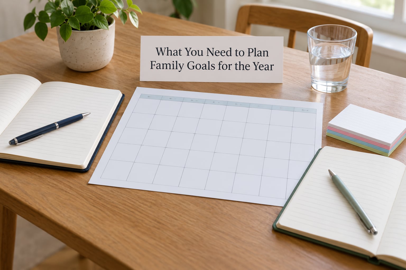 What You Need to Plan Family Goals for the Year