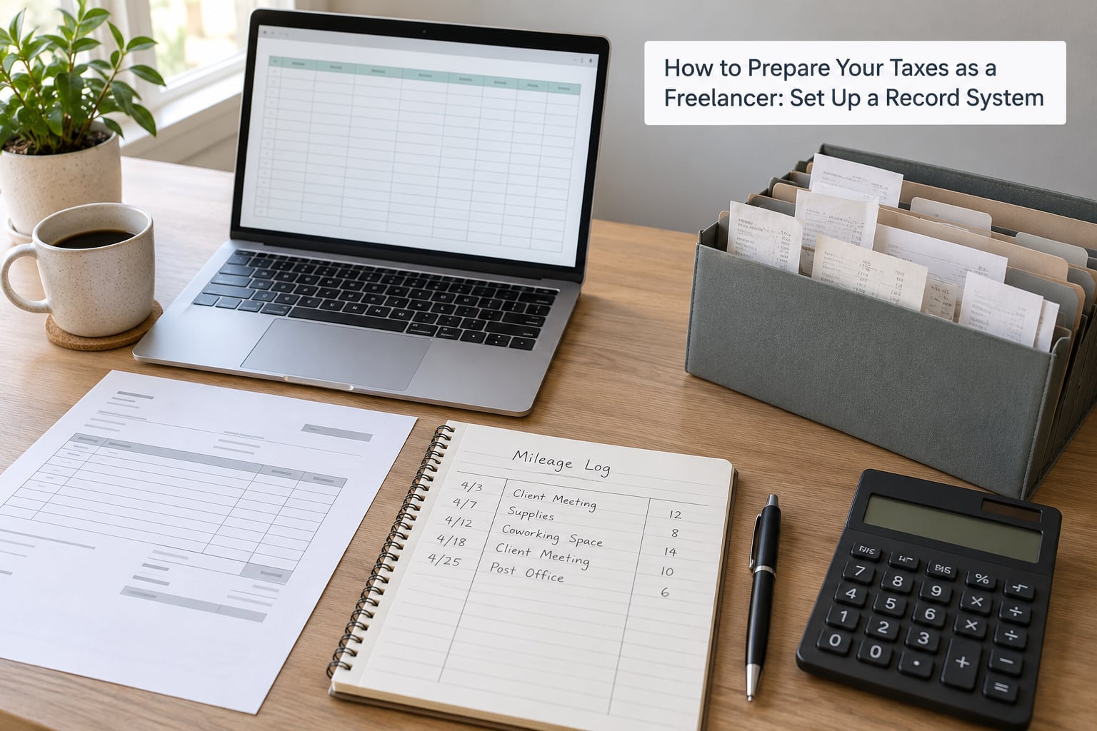 How to Prepare Your Taxes as a Freelancer: Set Up a Record System