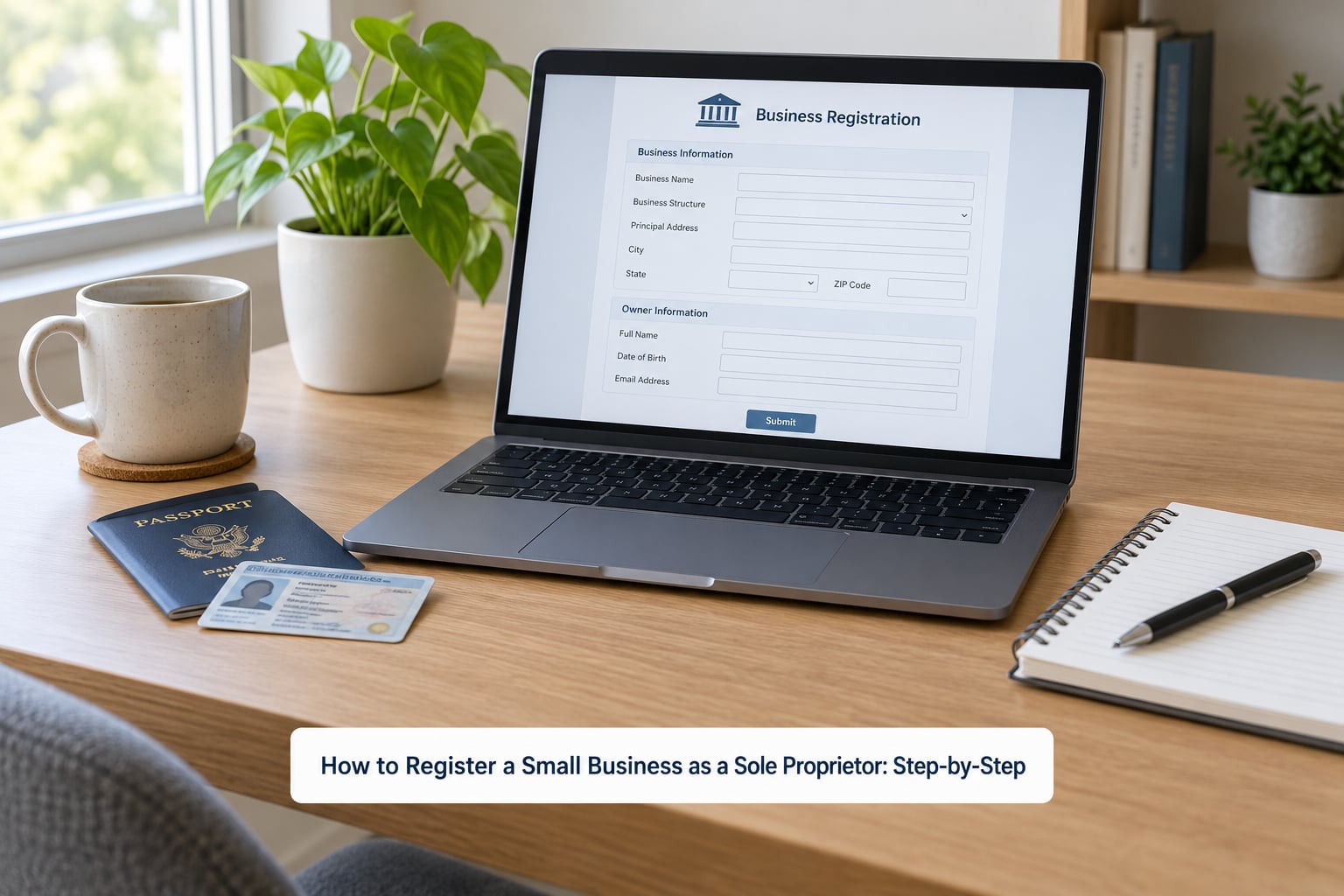 How to Register a Small Business as a Sole Proprietor: Step-by-Step