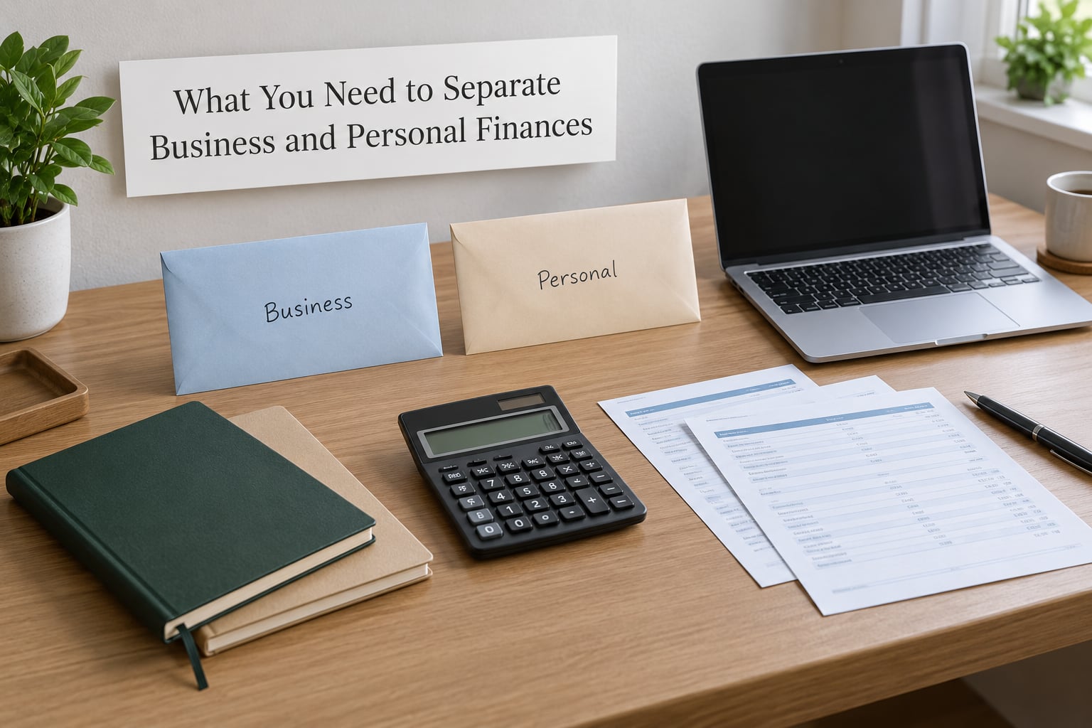 What You Need to Separate Business and Personal Finances