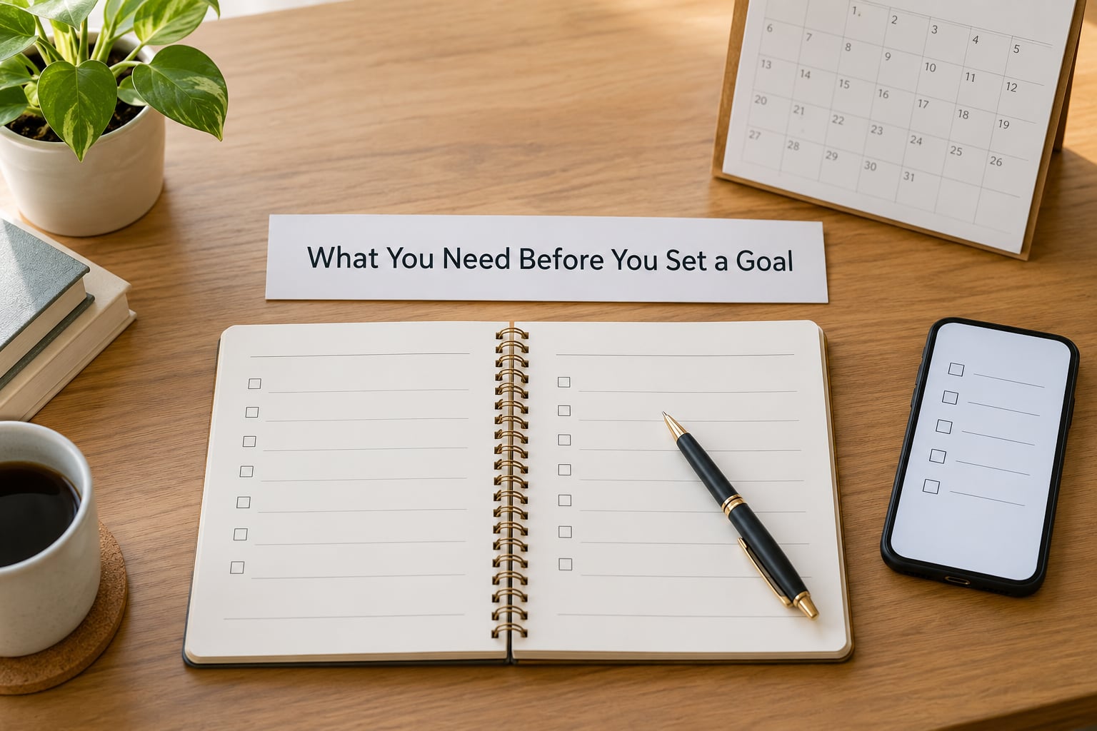 What You Need Before You Set a Goal