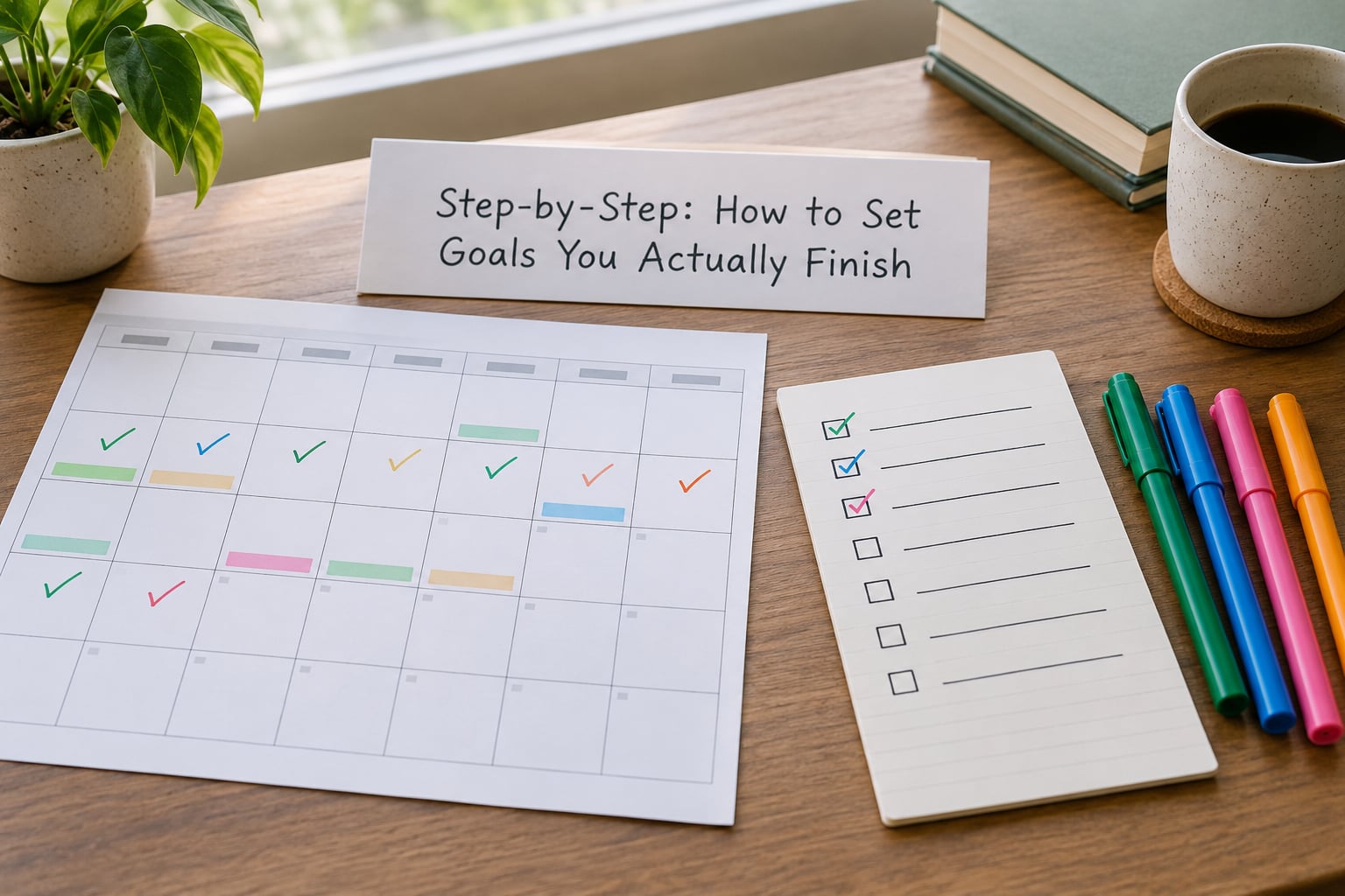 Step-by-Step: How to Set Goals You Actually Finish