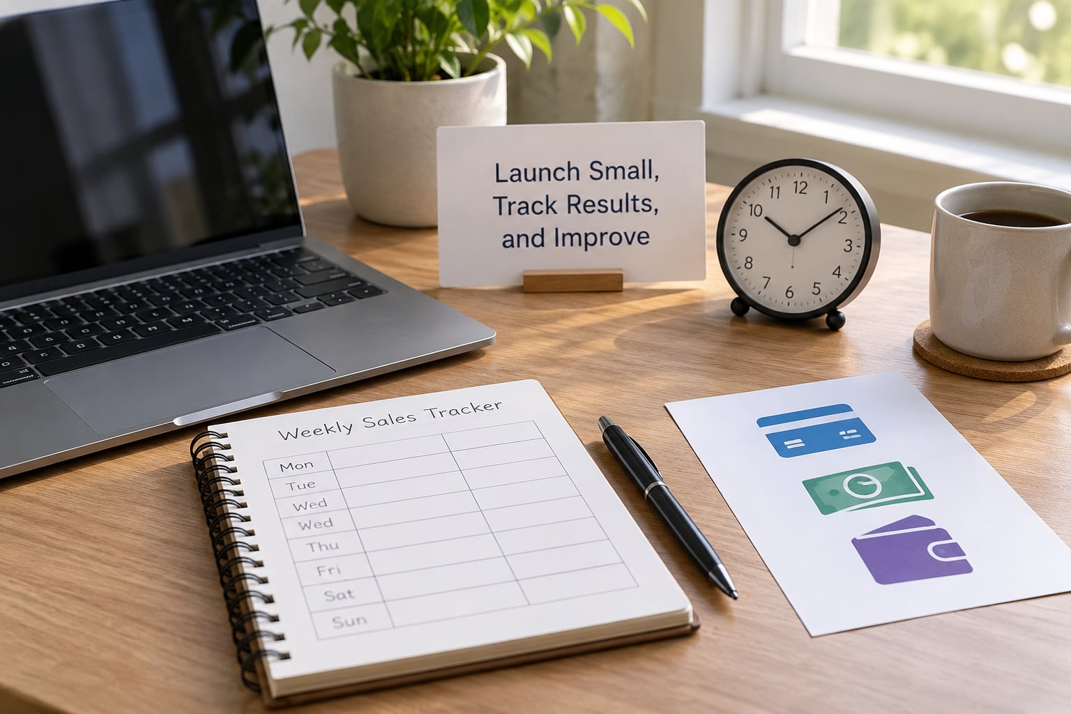 Launch Small, Track Results, and Improve