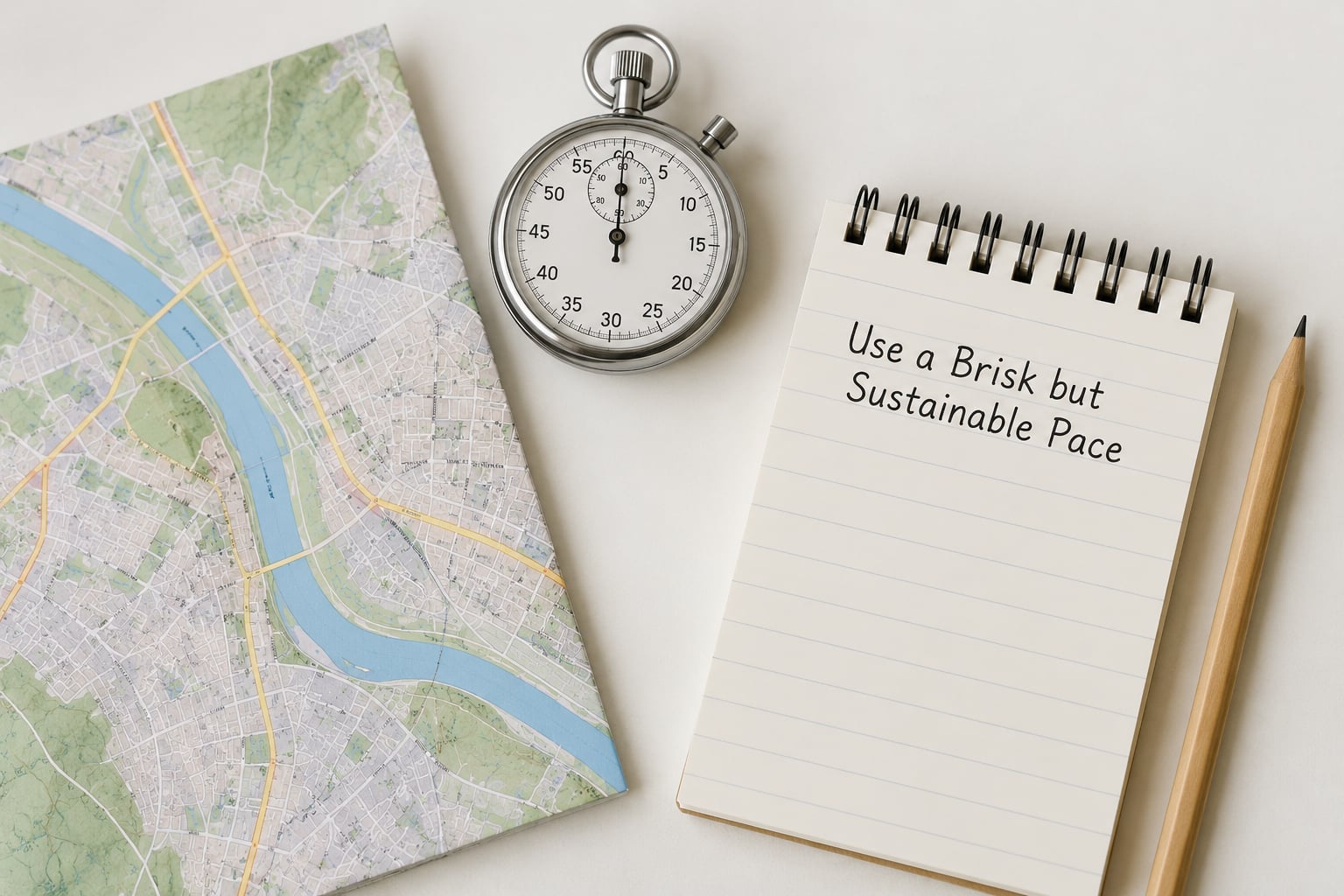 Use a Brisk but Sustainable Pace