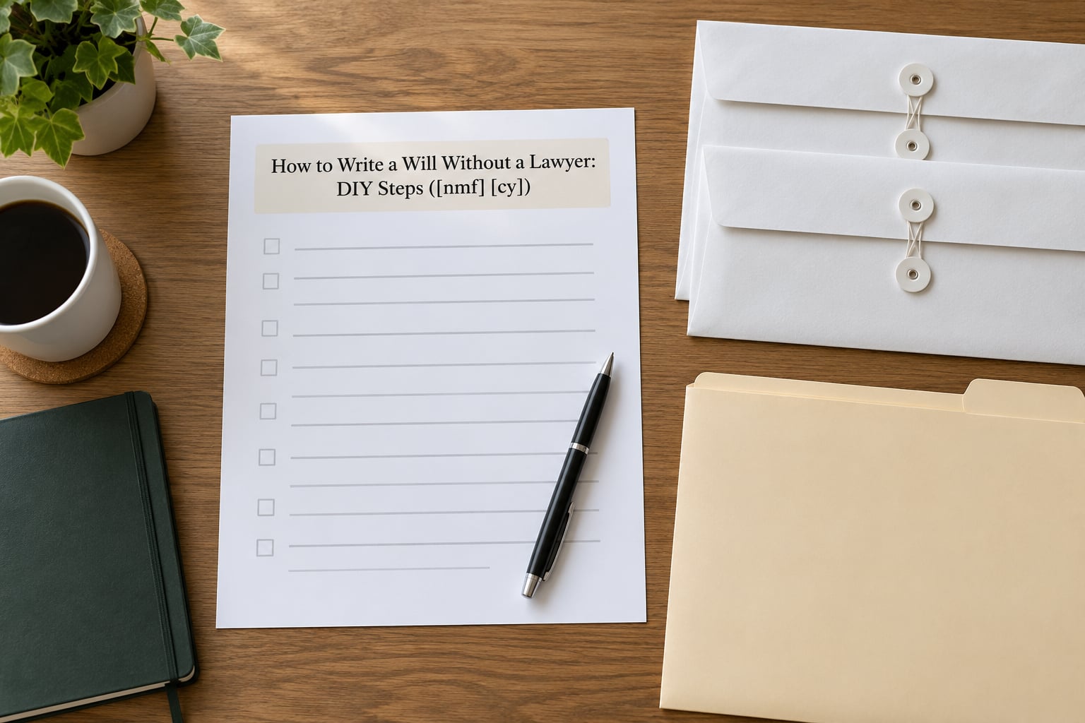 How to Write a Will Without a Lawyer: DIY Steps (October 2026)